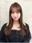 韓国顔周り/ハイレイヤーカット/ワンホンレイヤー/立川