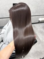 アーチーオオサカ 梅田中津(ARCHE-OSAKA)&nbsp;ラベンダーグレージュ/ブリーチなし/髪質改善/梅田美容室