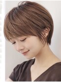 似合わせカット×丸みショートボブ