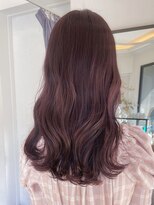 ヘアーアイスカルテット(HAIR ICI QUARTET)&nbsp;ブリーチなし×ラベンダーピンク◎大人可愛いふんわりロング