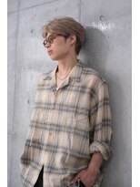 モッズ ヘア 新宿サウス店(mod's hair)&nbsp;ナチュラルセンターパート＋ミルクティーベージュ