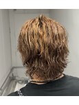ハイライト縦落ちシャドウウルフ