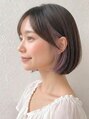 カバーヘア 上尾西口店(COVER HAIR)&nbsp;パープルやピンクなどの推しカラーを使ったデザインカラー