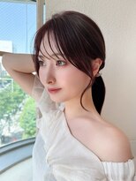エイミーバイアフロートザガーデン 浦和店(amie by afloat the garden) ひとつ結びも可愛くなる、フェイスレイヤー【浦和】