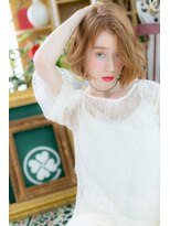 ENOAhair&spabyCOVERHAIR【ショート/白髪染め ぼかし/ヘッドスパ】【10/1開店(予定)】&nbsp;川口／外国人風ハイトーンカラー×ふんわりショートボブ