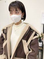 アトレ 梅田店(attrait)&nbsp;ツヤ感たっぷりのブラウンボブ×カット&カラー&トリートメント
