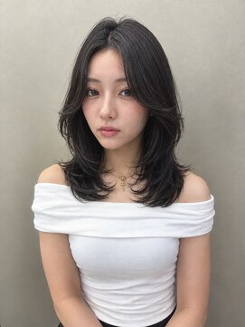 ロンドルーチェ 心斎橋(Lond luce) グレージュ×ハッシュカット［髪質改善/縮毛矯正/レイヤー］