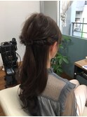 かんたんハーフアップ