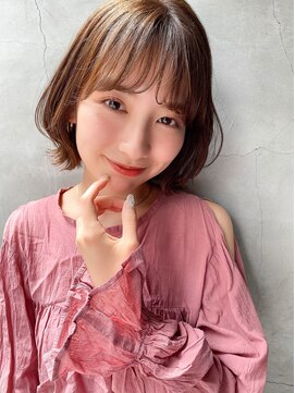 シー バイ ロンド 新宿(Sea by Lond) 【藤原三知代】あざとスリークボブ