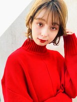 シエナ 渋谷(Siena)&nbsp;Siena   20代30代大人ベージュ×鎖骨ミディ　渋谷