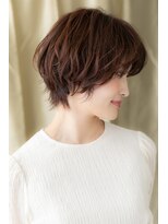 カバーヘアアンドスパ ブリス 浦和(COVER HAIR&SPA bliss)&nbsp;シースルーバング艶ボルドークールショートZ浦和20代30代40代