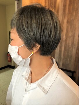 アルム(hair salon Alum) 『マッシュショート☆　ブリーチあり　マットグレージュカラー』