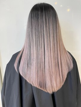 イース バイ アンブルリュクス 北千住(Ease by amble luxe) 前髪/くびれ/イヤリングカラー/イメチェン/ラベンダーカラー