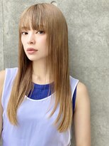 ユアーズヘア 神楽坂店(youres hair)&nbsp;シンプルだから美しい　涼風ストレートヘア　髪質改善ストレート
