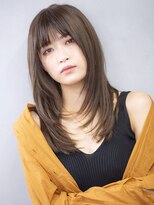 アイティー バイ アルバム 浦和店(IT by ALBUM) 色っぽロング_外ハネボブセクションカラーペールベージュ_29119