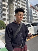 メンズショートパーマ