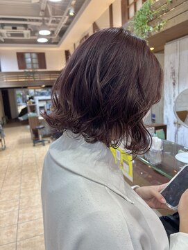 ベンチ(bench) ピンクラベンダー×ボブ