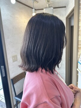 ヘアーリゾートガーデンバイトロント 船橋法典店(Hair Resort Garden by Toronto) ミディアム×ダークブラウン【船橋、西船橋、市川大野、新船橋】