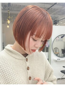 ヒビヲ(HIBIO) ブリーチダブルカラーピンクベージュイルミナカラーハイトーン