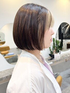 ファチュール(fAture.) フェイスフレーミング_大人ボブ_前下がりボブ_ショートボブ