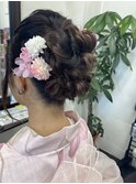浴衣着付け&ヘアセット