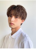メンズマッシュパーマニュアンスパーマスパイラルパーマ刈り上げ
