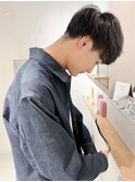 "久保田"メンズマッシュニュアンスパーマ刈り上げマッシュ