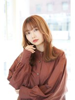 エイゼット バンビーニ 川越(AZ bambini)&nbsp;＊・。フェイスレイヤーの外ハネロング＊・。【AZbambini川越】