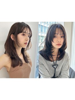 [自由が丘/信頼の提案力☆]アフロートといえば小顔&顔まわりCUT！オトナ可愛い韓国ヘアにご予約殺到