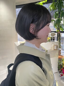 フィルムス 表参道(FILMS) ココアベージュ/黒髪/クラゲヘアー/オリーブグレー/ボブ/表参道