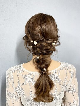 ヒュミ(hymy) 結婚式参列に♪お呼ばれヘア/推し活/イベント/ゆるふあ/ヘアメ