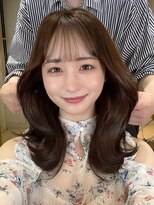 表参道アフロート張替　鎖骨下ミディアム　くびれヘア