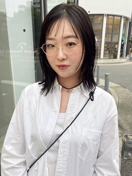 カシェ ナカザキ(CACHE NAKAZAKI) 前髪/ダークアッシュ/シースルーバング