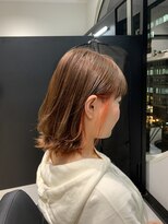 ジエクト アイロ(The Ect ilo)&nbsp;オレンジインナーカラー　くびれボブ