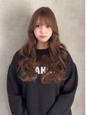 レイヤーカット × 透明感カラー
