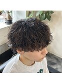波巻きパーマ