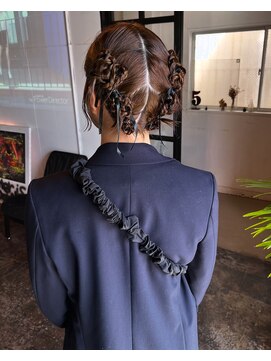 フェム(5) 編み込みお呼ばれアレンジ♪