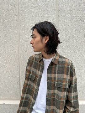 アワーズ 南青山(Our's) ブルーブラック/フェザーパーマ/スパイキーショート[南青山]