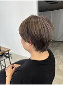 20代30代40代50代◎白髪活かしたカラーとショートレイヤー