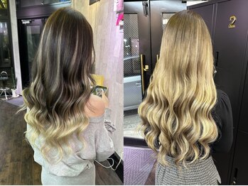 プレイスリー(PLAY 3)の写真/とにかく馴染むエクステ☆調整カット付き★徹底したカウンセリングで理想以上へ!ナチュラルな仕上がりが◎