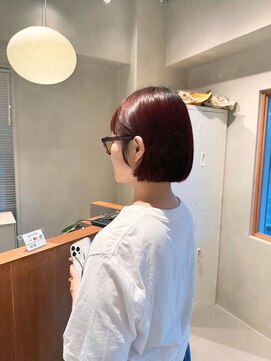 ペブル(pebble) カラー/ダブルカラー/ブリーチ/レッド