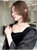 柏ショートボブくびれヘアハイライトカラー韓国顔周りレイヤー柏