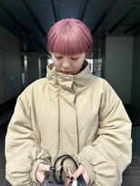 フォト イケブクロ(foto IKEBUKURO)&nbsp;◯マッシュショート/2ブリーチ/ピンクカラー/ファッションに+a