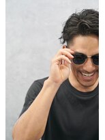 クロムトウキョウ ザ バーバー ネオン 新宿店(CHROM TOKYO the Barber ne/on)&nbsp;手櫛でまとまるかきあげ