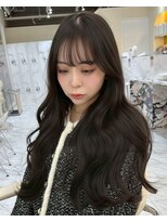 シェノン サントル(CHAINON CENTRE)&nbsp;梅田/黒髪/クラゲヘアー/オリーブグレー/小顔/ココアベージュ