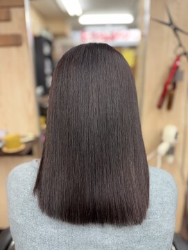 スムース(Smooth) 縮毛矯正×髪質改善｜ミディアム対応ストレート