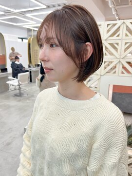 ノエ ナゴヤ(NOE NAGOYA) ショートボブ/ショート/ボブ/髪質改善/縮毛矯正/名駅n62