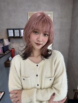 RIENS aura髪質改善&ブリーチ&レイヤー【リエンスオーラ】【2月2日NEWOPEN(予定)】 【RIENS aura】裾カラー×植田亜優