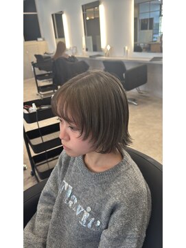 ブルームニキュウロク 富里(bloom 296) ボブウルフ×ミルクティーベージュ