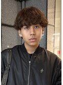 海外風シャドウパーマ